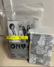 (送周邊)全新未拆Lesserafim on off photobook package lesserafim官方周邊小卡