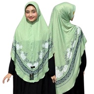 Jilbab Instan Bergo Motif Jumbo Sublim Printing Bahan Jersey Premium MD