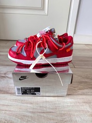Nike Dunk Low Off-White University Red