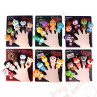JEREMY1 Dinosaur Hand Puppet Children Gifts Soft Rubber Role Playing Toy Children'S Puppet Toy Animal Head Gloves Cartoon Animal Fingers Puppets