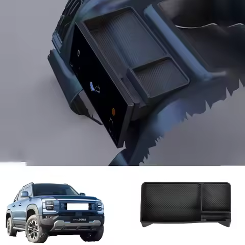 For BYD Shark 6 Instrument Screen Silicone Storage Box Behind Phone Holder Anti-slip Storage Box Car