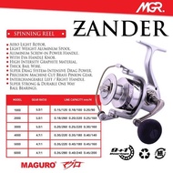 Reel Pancing Maguro Zander 000 - 6000 Ginal (9+ Bearing)