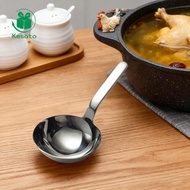 Kesoto Sauce Soup Spoon, Kitchen Utensils, Soup Ladle, Large Broth Spoon for Ramen, for Sauce, Wonto