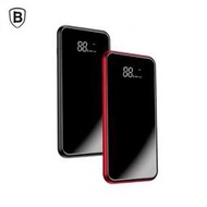 全新 Baseus 倍思 電量顯示 全面屏附支架無線充行動電源 黑/紅 8000mAh Qi無線充 移動電源 高雄可面交