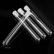 ROTUR Laboratory Test Tubes, Transparent Clear Plastic Test Tubes, School Lab Supplies Plastic With 