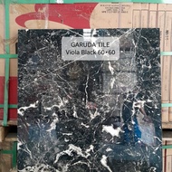 granit lantai 60x60 viola black glossy by garuda tile