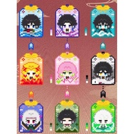 Demon Slayer: Kimetsu no Yaiba Bead Series Nine Pillars Amulet Pendant Acrylic Keychain Backpack Dec