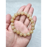 Yipinxuan~Natural Hetian Jade-C2104 ️ Bead Width 9.7mm Suitable For Wrist 15cm Wear