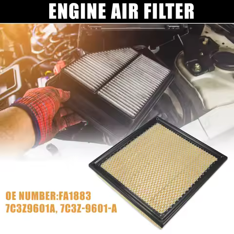 X Autohaux Car Engine Air Intake Filters FA1883/7C3Z9601A for Lincoln for Ford Expedition F-150/250/