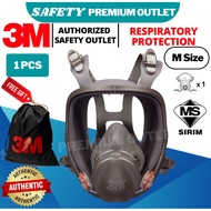 [ORIGINAL] 3M 6800 Full Facepiece Reusable Respirator (Good Quality) Gas Mask Painting