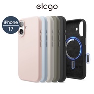 < elago > iPhone 17 Magnetic Shock-Resistant Silicone Phone Case (Camera Button Button)