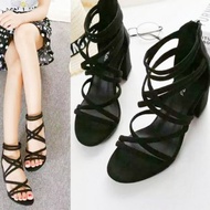 WOMEN'S 5CM HEELS WITH GLADIATOR STRAP