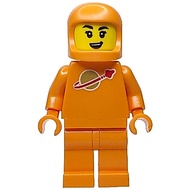 [Xiangle] {Doll} Brand New LEGO LEGO SP142 Orange Spaceman (40687)
