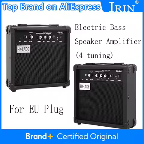 IRIN 4 Tuning Amplifier Electric Guitar Bass Amplifier AMP Portable Handheld Mini Speaker Cabinet El
