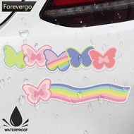 FOREVERGO Motorcycle Helmets Diamond-Grade Colourful Reflective Sticker Nighttime Anti-Collision War