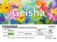 The Geisha By 93 Degree Coffee เมล็ดกาแฟคั่ว สายพันธุ์เกอิชา หลากหลายแหล่งปลูก