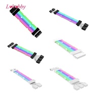 [Lohobby] Extension RGB Cable Extension Cable PSU Connector Adapter Sleeved Cables Supply Cable Exte