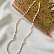 天然珍珠 巴洛克風格 珍珠項鍊 鎖骨鍊