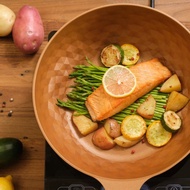 【Korea King】韓國Diamond X 鈦金盾晶鑽不沾炒鍋28CM