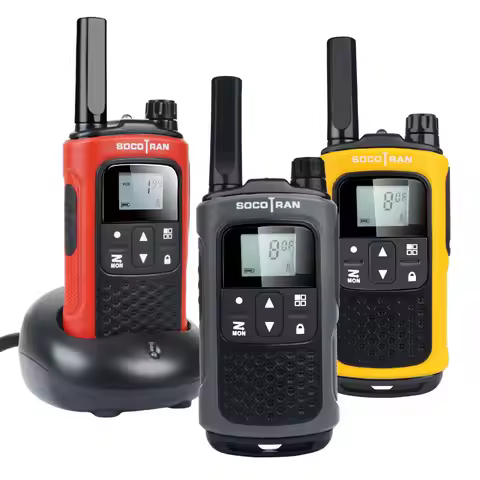 Socotran T80 PMR Walkie Talkie 8 Channels 0.5W Vox Call Tone Privacy Code PMR446 3 Mile Two Way Radi