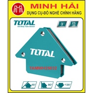 TOTAL - 3-corner welding magnet corner. Model: 25 LBS TAMWH25032; 50 LBS TAMWH50042. Corner: 45, 90,