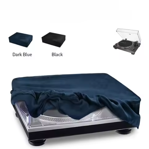 Record Player Protective Cover for Audio-Technica AT-LP120XUSB-BK Vinyl Record Player Dust Cover Sto