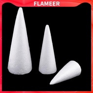 [Flameer] Craft Foam Cones- 3Pcs Cone-Shaped Polystyrene Foam for Arts and Craft Use -