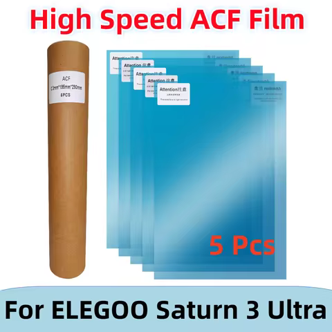 5Pcs ACF Film 10 Inch 290*195mm for Saturn 3 Ultra Saturn 4 Ultra 12K 0.3mm UV Resin 3D Printers Rel
