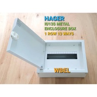 HAGER IU13S METAL ENCLOSURE BOX (1 ROW 13 WAYS)