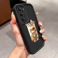 Casing hp for Xiaomi Redmi 15 4G 15 5G 15C 4G 15C 5G Case Rabbit Cool Sunglasses Silicone Case Cesin