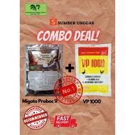 ☋COMBO DEAL - MIGOTO PROBAC 9 &amp; VP 1000/VITAMIN PENGEMUK AYAM/ITIK/KAMBING/LEMBU/KERBAU/ARNAB/PUYUH/SUMBER UNGGAS