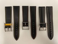 BRM watch B.R.M leather strap 黑色真皮錶帶 22mm