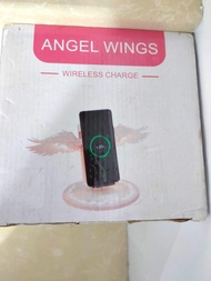 Angel wings 天使之翼 天使翅膀 無線充電座 無線充電器 翅膀開合 發光底座