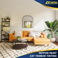 CAT TEMBOK EKSTERIOR INTERIOR NIPPON PAINT SNOW WHITE NP OW 1002 P / VINILEX ELASTEX SPOTLESS/ BROKE