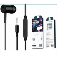 D21 HIFI Audio Stereo Earphone 3.5mm Mic Extra Bass Earphone