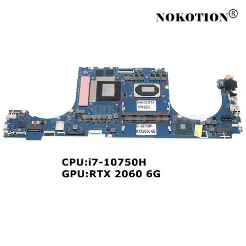M00123-001 M00123-601 DA0G3EMBCD0 For HP Omen 15 15-EK TPN-Q236 Laptop Motherboard SRH8Q i7-10750H C