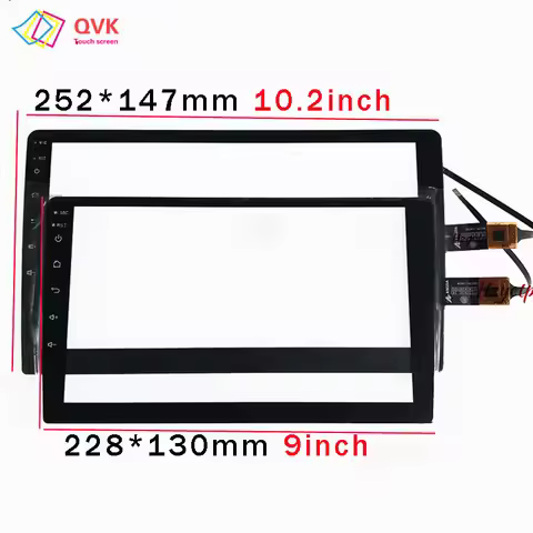 QVK 9/10.1Inch Black P/N FYGGD101-002-FPC-F A D Capacitive Touch Screen Digitizer Sensor XY-GG90097-