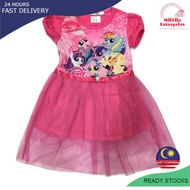Kids Girl  Cartoon Movie Pony Pink Dress