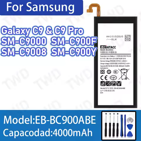 EB-BC900ABE Large capacity 4000mAh Battery For Samsung Galaxy C9/C9 Pro Batteries New High Quanlity+