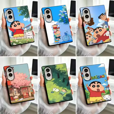 Phone Case for Samsung Galaxy Z Fold8 Wide Z Fold 8 ZFold Wide ZFold8 Shell Capa Crayon Shin-chan Su
