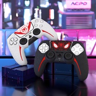 Sarung pengawal permainan Liangxiang PS5 set Spider-Man, sarung pengawal silikon anti-gelincir, saru