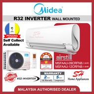 Midea R32 Inverter Air-conditioner Airstill MSFAAU AIRCOND 1.0HP 1.5HP 5-STAR ENERGY EFFICIENCY INVERTER AIR CONDITIONER