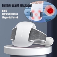 EMS Pulse Lumber เอว Massager ความร้อนอินฟราเรด Abdominal Masssger Magnetic Therapy Back Relaxation 