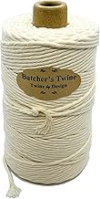 Twine by Design Made in USA Butchers Twine, 22-Ply, 1 LB Spool, 656 Feet, Food Safe Kitchen Cotton S