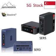 Beelink SER3 and SER5 mini PC, AMD Ryzen 3 3200U or Ryzen 5 5500U, 6C/12T, up to 4.0 GHz