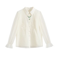 BY IHAPPY | เสื้อเชิ้ตหลวมสำหรับผู้หญิงลดความอ้วน