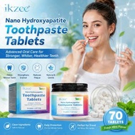 《70粒》ikzee 薄荷味牙膏片 便攜咀嚼牙膏片 牙齒去污漬牙膏片 美白去漬牙膏片 抗牙菌斑牙膏片 口腔去口臭牙膏 清新口氣牙膏片 強化琺瑯質牙膏片 告別黃牙牙膏片丨牙齒護理用品 口腔護理 牙齦護理
