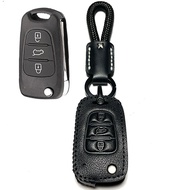 Genuine Genuine Leather Key Cover Dedicated to Kia K5 Smart Run K4 Solando K3 Lion Run K2 Freddy KX3