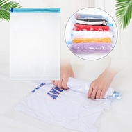 PROCURE AUCTION73ON5 No Pump Packing and Clothes Travel Hand Roll Vacuum Bag Clothes Storage Bag Compression Bags Space Saver Bags