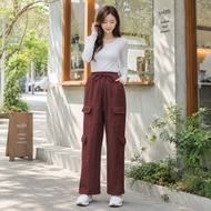NJW - Willy Pants Long Cargo Pants Streetwear CargoWanita
